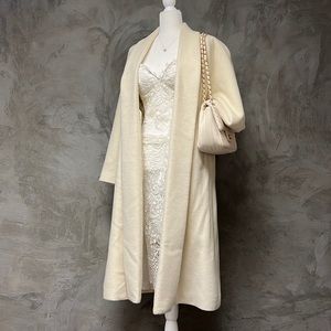 Baby Alpaca Cream Long Coat